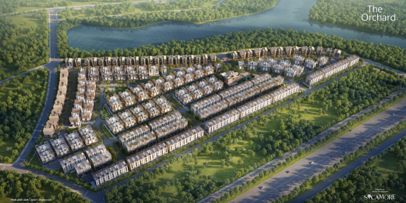 tổng thể dự án The Orchard - Sycamore