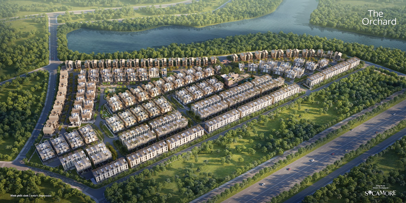 Phối cảnh tổng thể dự án The Orchard