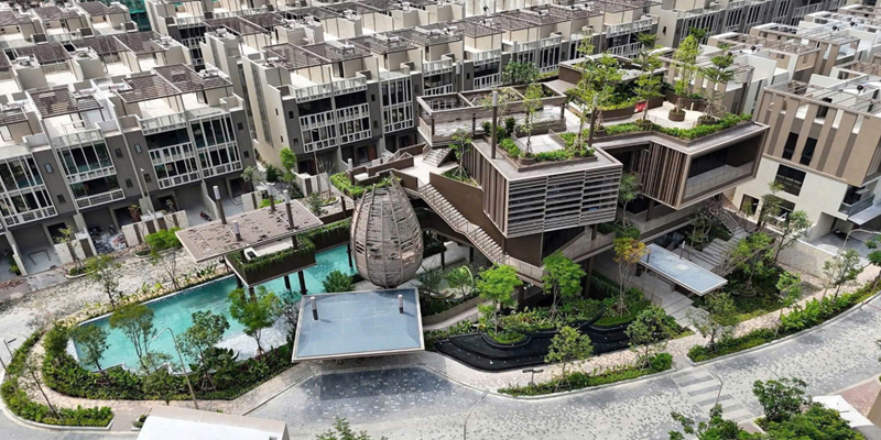 Ảnh chụp thực tế tiện ích nội khu (the Canopy)