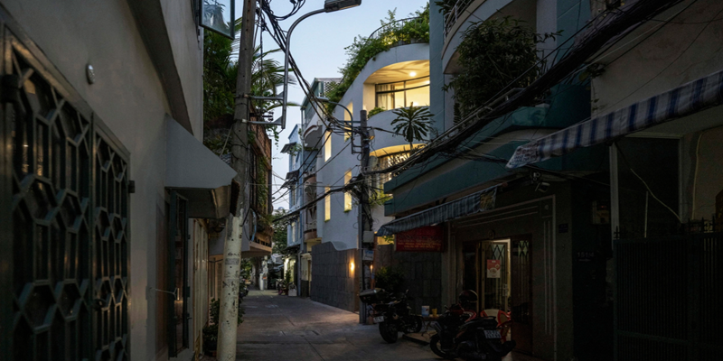 Hình ảnh thực tế đường hẻm nhà phố nội đô TP.HCM 